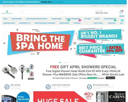 website thubmnail of Steam Shower