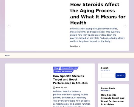 website thubmnail of Steroid Science