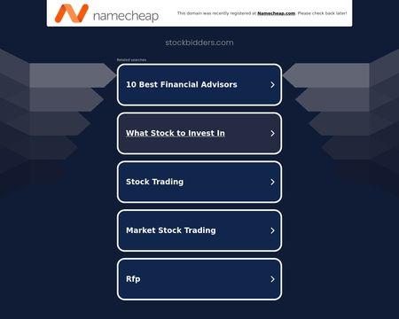 website thubmnail of Stockbidders
