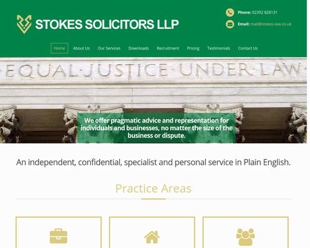 website thubmnail of Stokes-law.co.uk