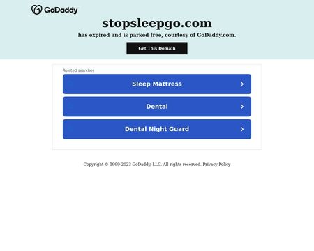 website thubmnail of StopSleepGo