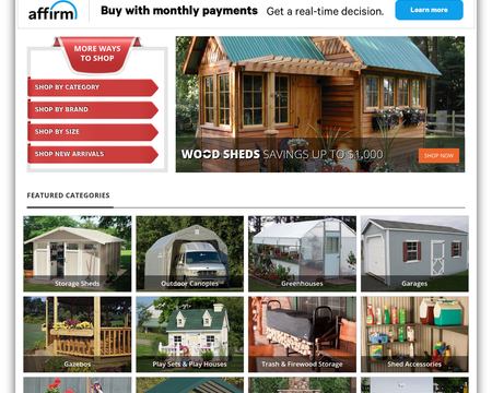 website thubmnail of StorageShedsOutlet