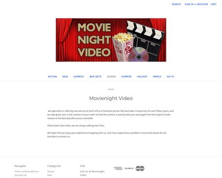 website thubmnail of Retroflix Dvd