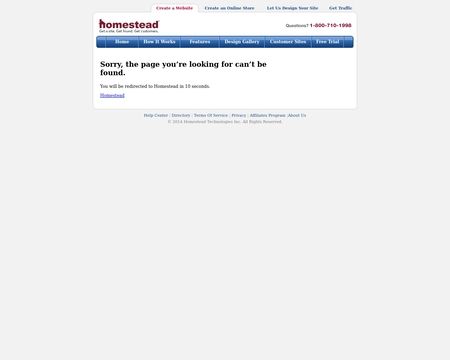 website thubmnail of Stores.homestead