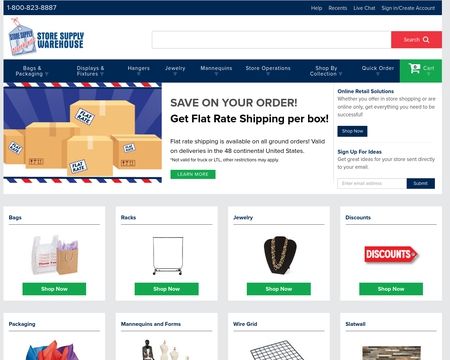 website thubmnail of Store Supply Warehouse