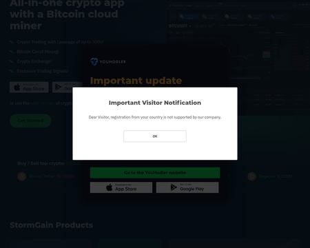 website thubmnail of StormGain
