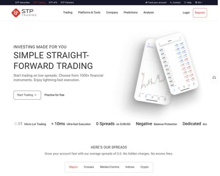 website thubmnail of Stptrading.io