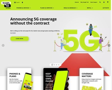 website thubmnail of Straight Talk Wireless