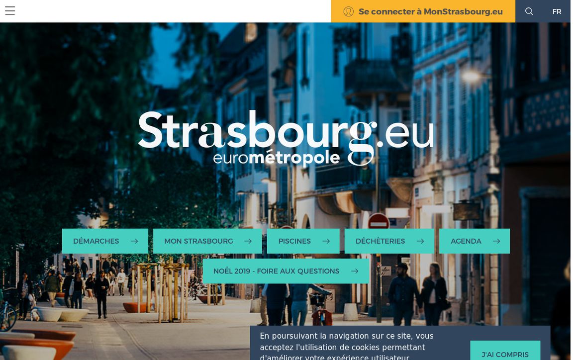 website thubmnail of Strasbourg.eu