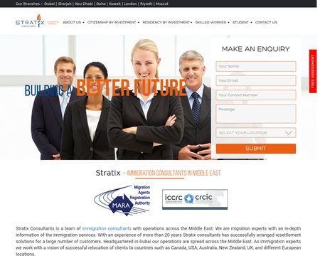 website thubmnail of Stratix Consultants