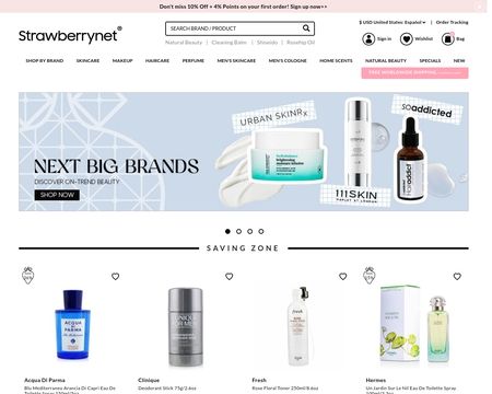 website thubmnail of Strawberrynet.com