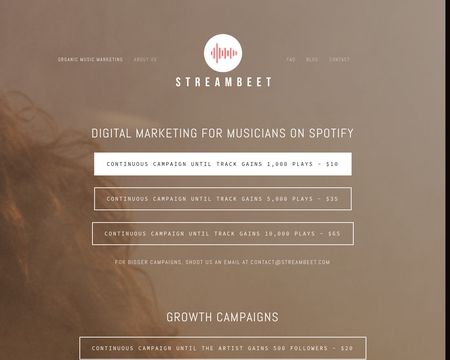 website thubmnail of Streambeet