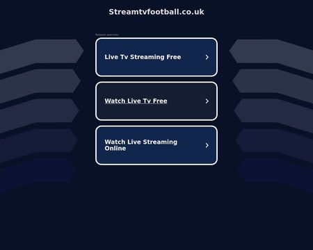 website thubmnail of Streamtvfootball.co.uk