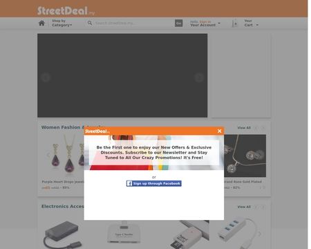 website thubmnail of StreetDeal.my
