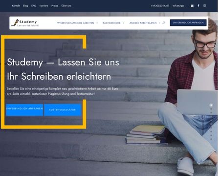 website thubmnail of Studemy.de