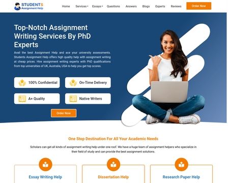 website thubmnail of Students Assignment help