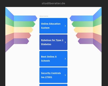 website thubmnail of Studiberater.de