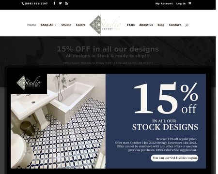 website thubmnail of Studio Cement Tile