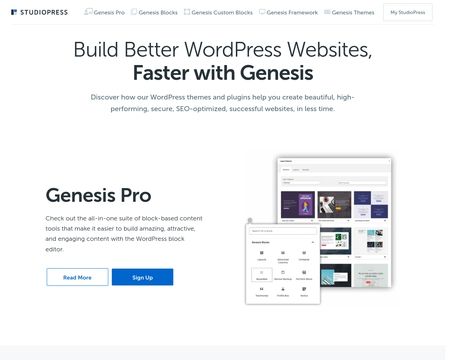 website thubmnail of StudioPress