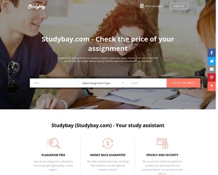 website thubmnail of Studybay