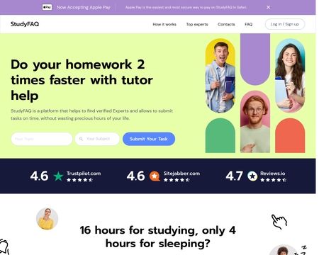 website thubmnail of StudyFAQ