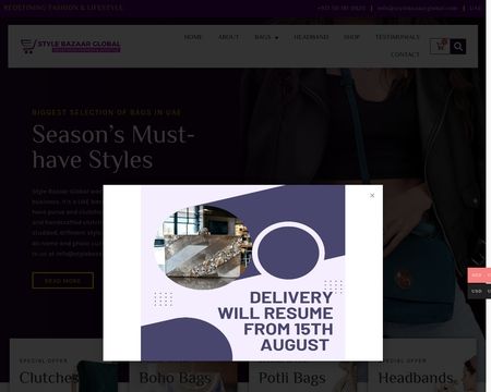 website thubmnail of Stylebazaarglobal