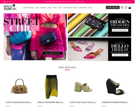 website thubmnail of StyleTribute