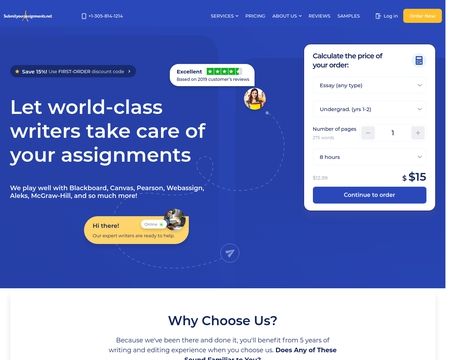 website thubmnail of Submit Your Assignments