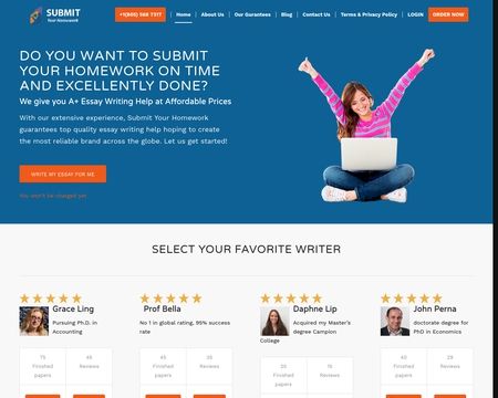 website thubmnail of Submit Your Homework