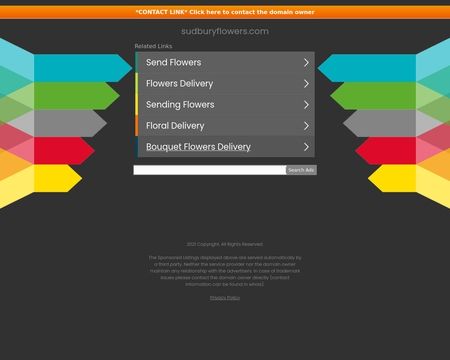 website thubmnail of Sudburyflowers