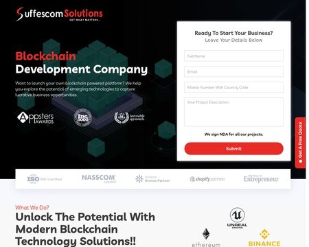 website thubmnail of Suffescom Solutions