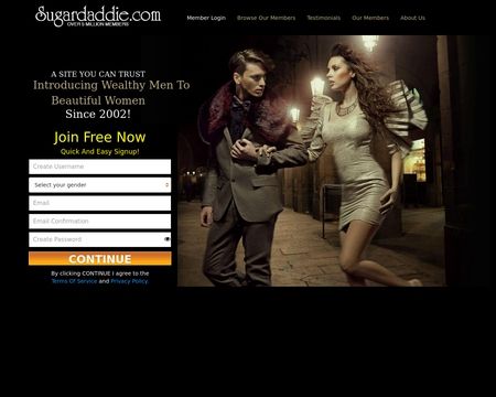 website thubmnail of Sugardaddie