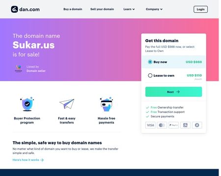 website thubmnail of Sukar.US
