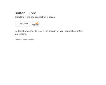 website thubmnail of Sultan33.pro