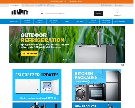 website thubmnail of Summitappliance