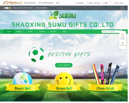 website thubmnail of Shaoxing Sumu Gifts Co.