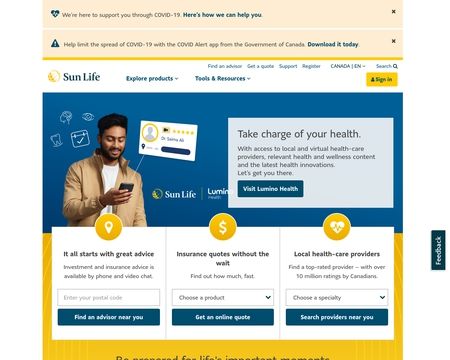 website thubmnail of Sun Life Financial - Daniel Botha