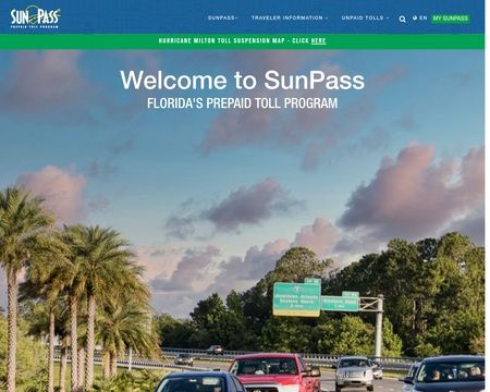 website thubmnail of Sunpass