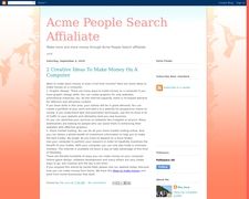 Thumbnail of Acme People Search Affialiate