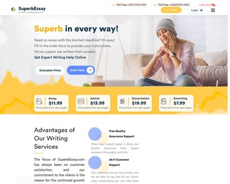 website thubmnail of Superb Essay
