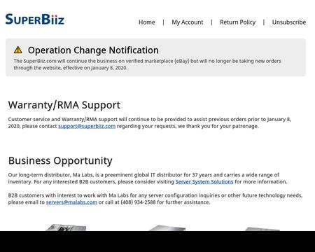 website thubmnail of SuperBiiz