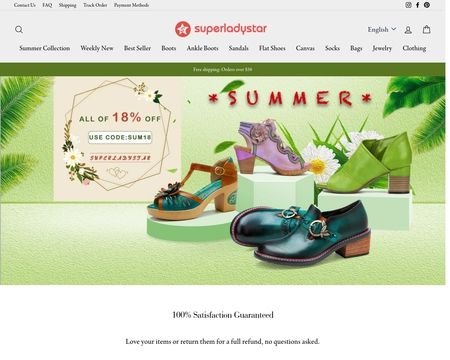 website thubmnail of Superladystar