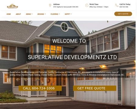 website thubmnail of Superlativedevelopmentzltd