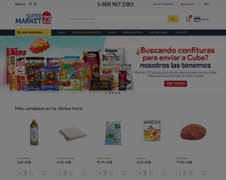website thubmnail of SuperMarket23