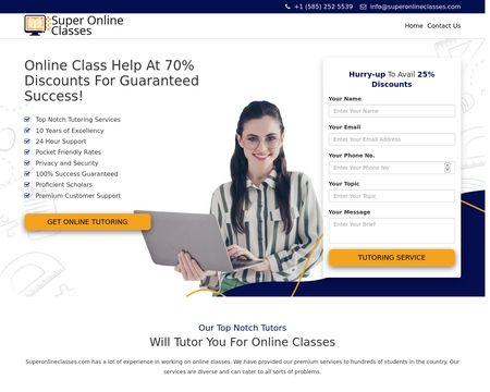website thubmnail of Super Online Classes
