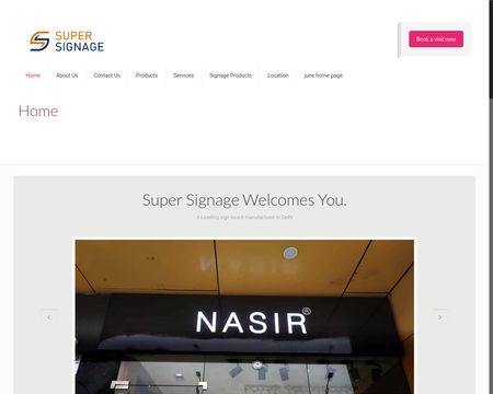 website thubmnail of Supersign.in