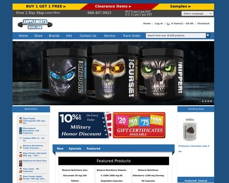 website thubmnail of SupplementsGeeks.com