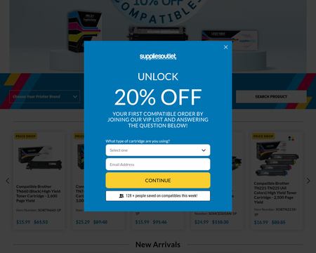 website thubmnail of Supplies Outlet