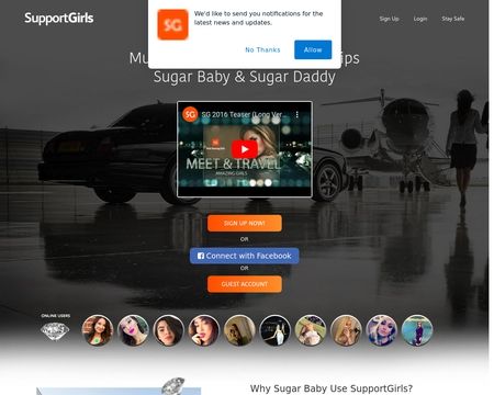 website thubmnail of SupportGirls