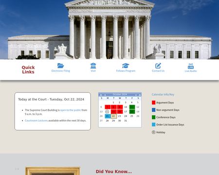 website thubmnail of Supremecourtus.gov